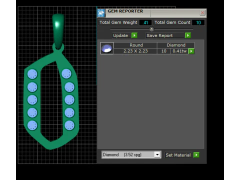 Q Letter Pendant 3D Printable Model 3D Print Model