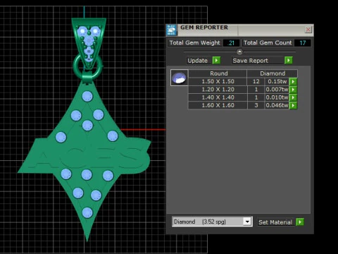 ACES WORD PENDANT 3D PRINTABLE MODEL 3D Print Model