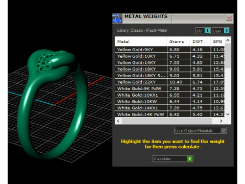 Golden Infinity Knot Ring 3D Printable Model 3D Print Model