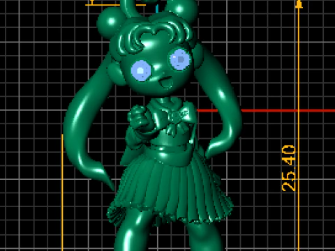 Mickey Mouse Doll Pendant 3D Printable Model 3D Print Model