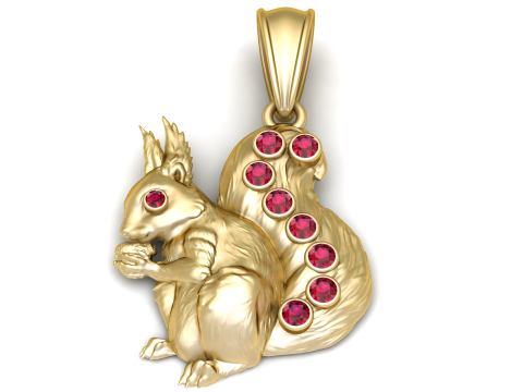 Eekhoorn hanger 3D printbaar model 3D printmodel