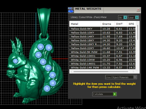 リスペンダント 3D 印刷可能モデル 3Dプリントモデル