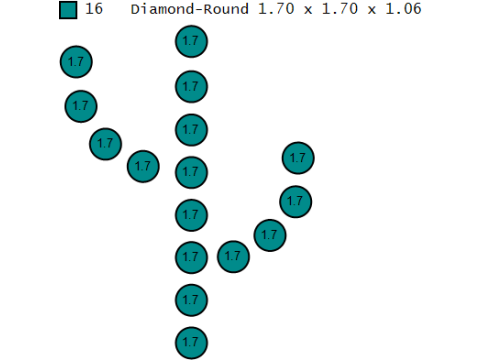Goldener Kaktus-Anhänger 3D-druckbares Modell 3D Druckmodell