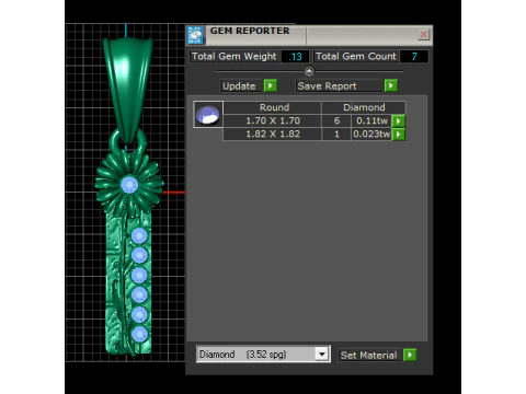 Sunflower Pendant 3D Printable Model 3D Print Model