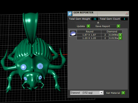 Eyed Beetle Pendant 3D Printable Model 3D Print Model