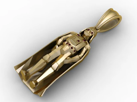 Dark Warrior Pendant 3D Printable Model 3D Print Model