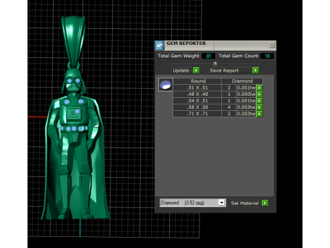 Dark Warrior Pendant 3D Printable Model 3D Print Model
