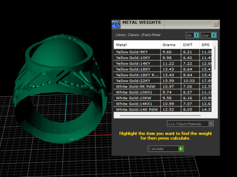 Anello solitario audace reale Modello di gioiello stampabile in 3D di lusso in pietra grande Modello di stampa 3D