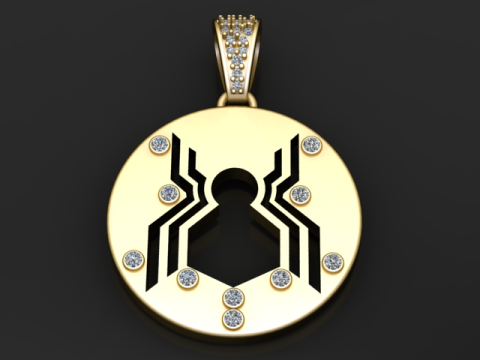 馬に乗った騎士フレームペンダントダイヤモンドボーダー 3D 印刷可能なジュエリーモデル 3Dプリントモデル