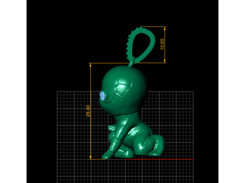 Masked Hero Pendant with Diamond Eyes 3D Printable Character Jewelry Model 3D Print Model