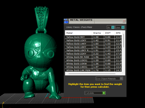 Masked Hero Pendant with Diamond Eyes 3D Printable Character Jewelry Model 3D Print Model