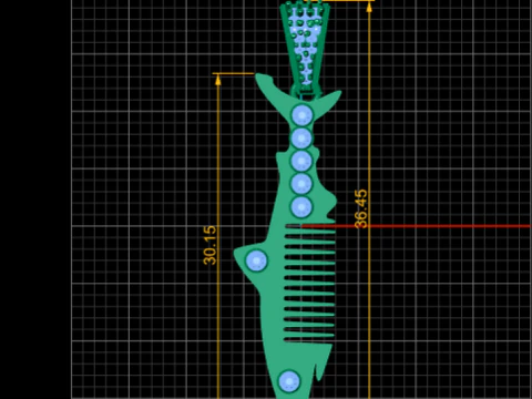 Подвеска в виде силуэта акулы с бриллиантовыми акцентами 3D-модель ювелирного изделия для печати 3D Принт Модель