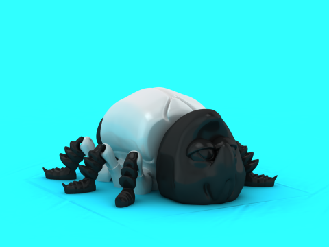 Sleepy Bug Buddy Этот очаровательный Sleepy Bug Buddy &mdash; милый хлев. Симпатичная стилизованная игрушка для 3D-печати в виде насекомых 3D Принт Модель