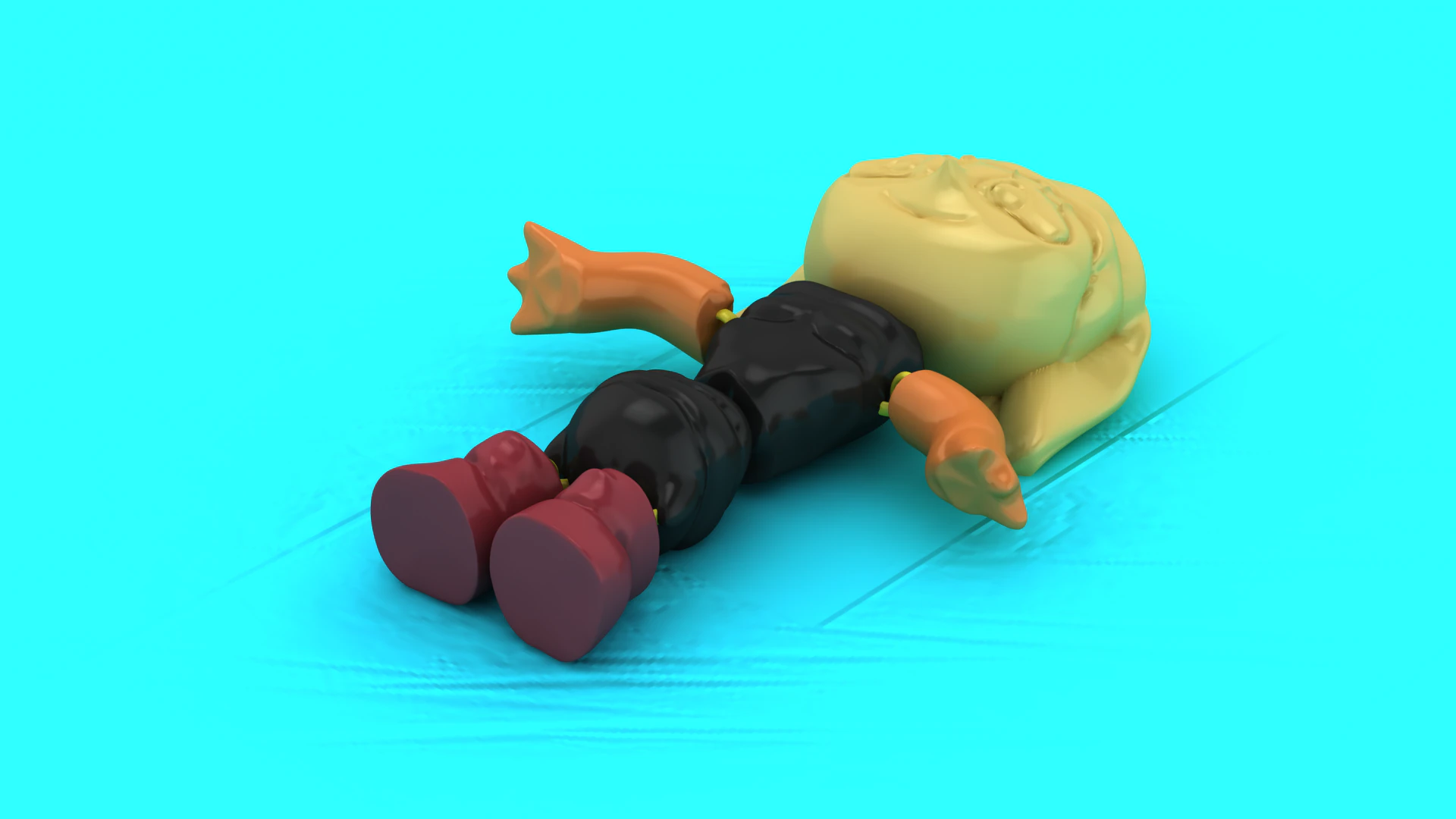 Model Title Options Sleepy Duck Duo Cute Lying Cartoon Ducks Cozy Duck Pair Adorable Sleeping 3D Print Model .c4d .max .obj .3ds .fbx .stl .blend