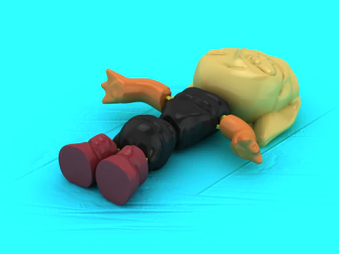 Op&ccedil;&otilde;es de t&iacute;tulo do modelo Duo de pato sonolento fofo deitado patos de desenho animado par de pato aconchegante ador&aacute;vel dormindo Modelo de Impressão 3D