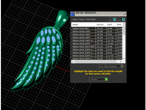 T&iacute;tulo del modelo Colgante de ala de &aacute;ngel con engaste de piedra Pav Modelo de joyer&iacute;a imprimible en 3D Modelo de impresión 3D