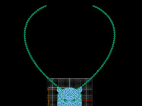 Tiger Head Necklace Pendant 3D Printable Jewelry Model Description 3D Print Model