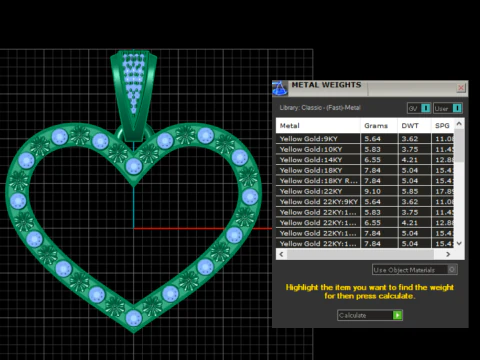 Diamond Setting Layout Map Round Cut Stone Placement for Custom Jewelry Design 3D Print Model