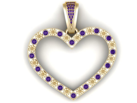 Peta Tata Letak Pengaturan Berlian Penempatan Batu Potong Bulat untuk Desain Perhiasan Kustom Model Cetak 3D