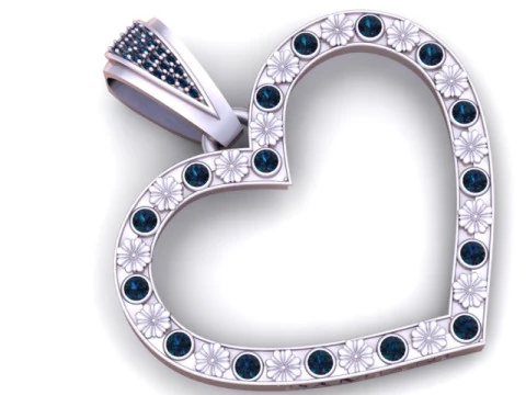 Diamond Setting Layout Map Round Cut Stone Placement for Custom Jewelry Design 3D Print Model
