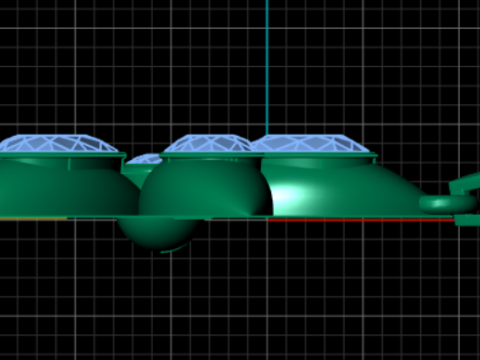 Colgante de piedras preciosas florales con fianza Modelo de joyer&iacute;a imprimible en 3D Modelo de impresión 3D