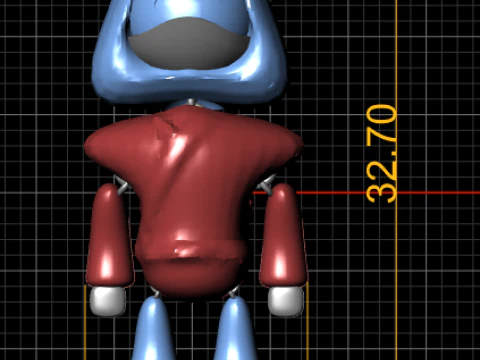 3D Printable Hooded Character Toy Model 3D Print Model
