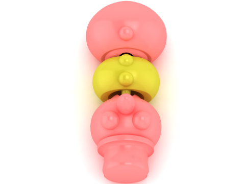 3D Printable Colorful Toy Stack Model 3D Print Model