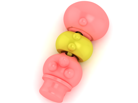 3D 印刷可能なカラフルなおもちゃのスタック モデル 3Dプリントモデル