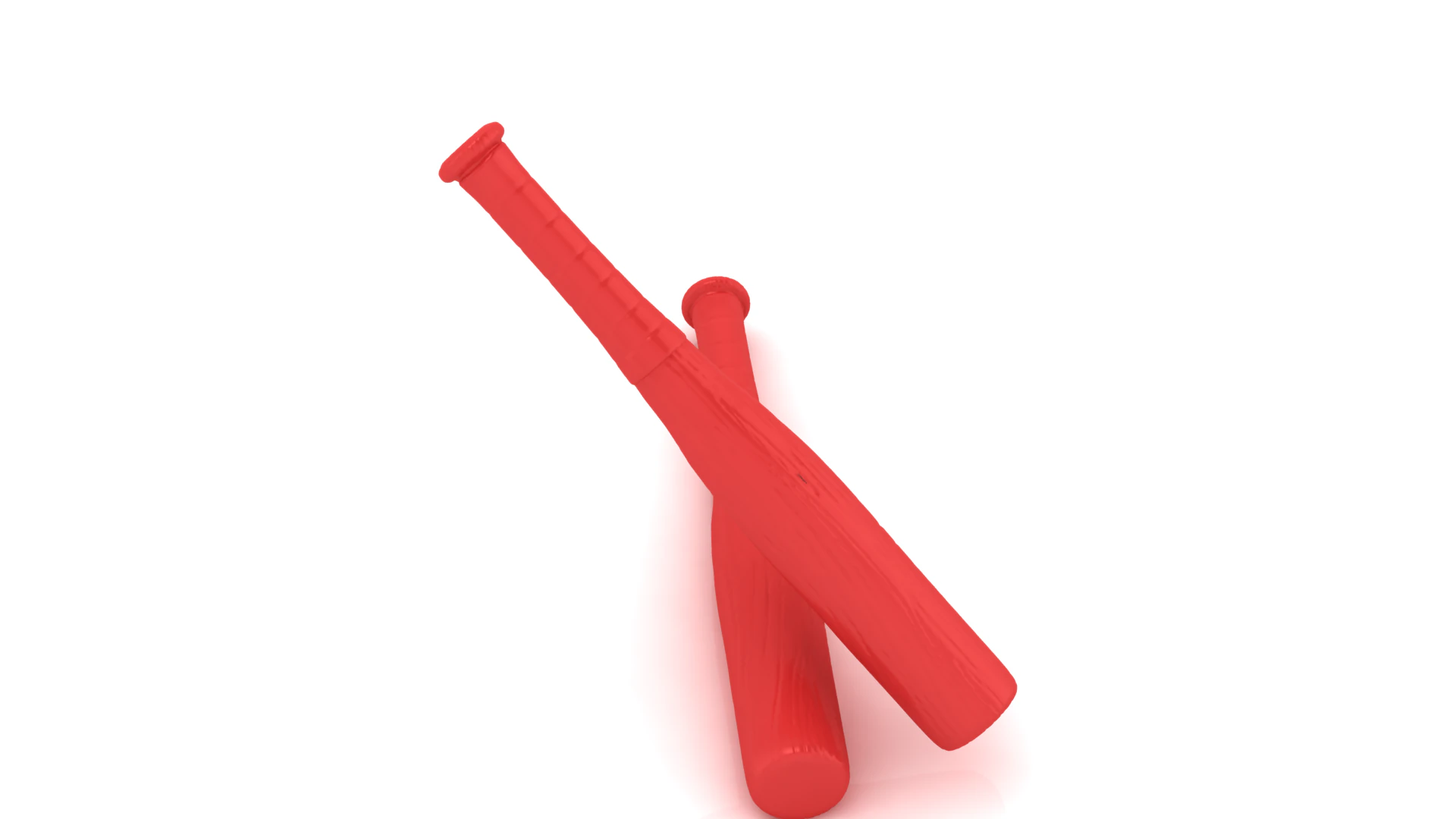 3D Printable Baseball Bat Model 3D Print Model .c4d .max .obj .3ds .fbx .stl .blend 