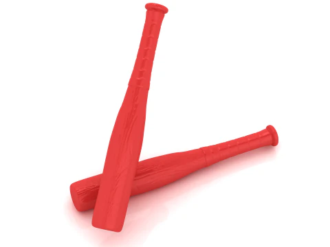 3D Printable Baseball Bat Model 3D Print Model
