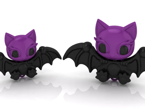 Słodki nietoperz Kitty do druku 3D Model do druku 3D