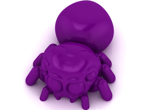 Cute Chibi Spider Toy 3D Printable 3D Print Model