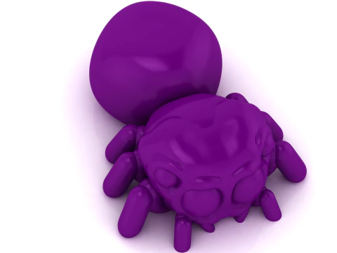 Cute Chibi Spider Toy 3D Printable 3D Print Model