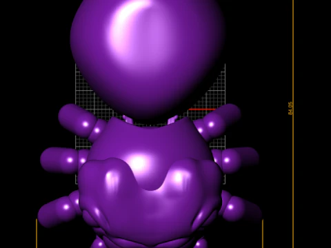 Cute Chibi Spider Toy 3D Printable 3D Print Model