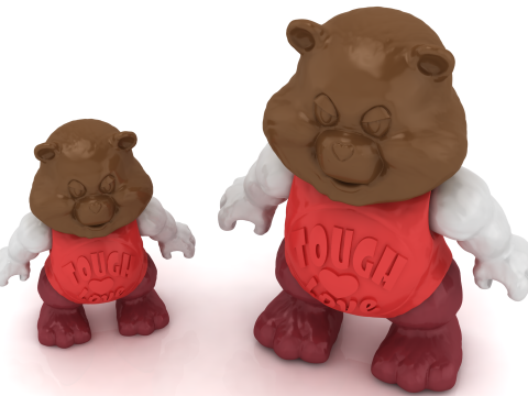 Twardy Miś Miłości do druku 3D Model do druku 3D