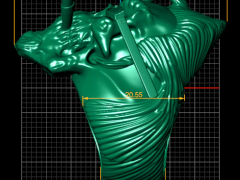 Bearded Skull with Beanie Cigar 3D Printable Character Sculpture 3D Print Model