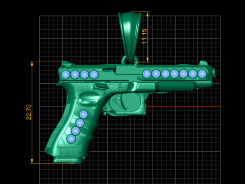 3D Printable Pendant Model 3D Print Model