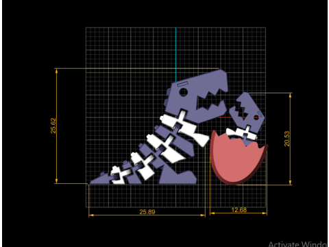 Broken Cartoon Character Puzzle 3D Print Model