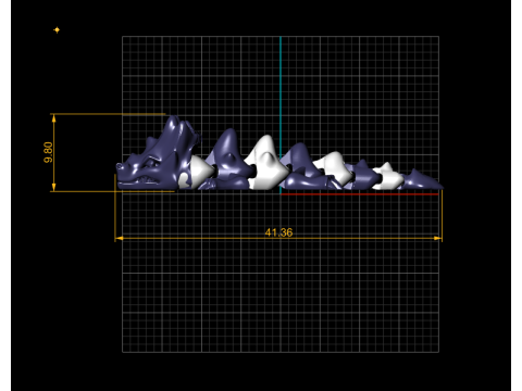 Kerangka Naga Bergaya Model Cetak 3D