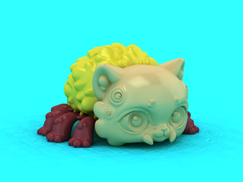 Cute Fantasy Creature 3D Print Model