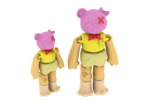 Ürpertici Sevimli Teddy Doll Heykelcik 3D Yazdırılabilir 3D Baskı Modeli