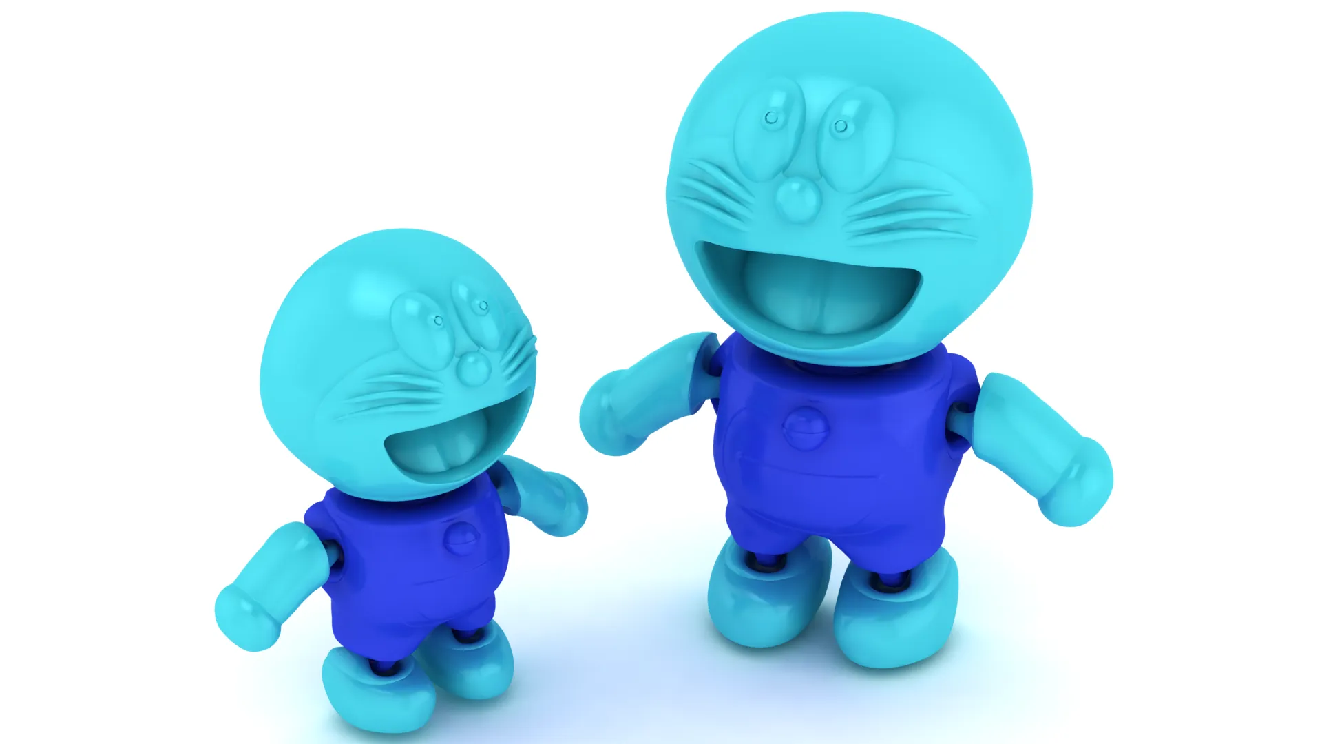 Dorimon Toy Figure 3D Print Model .c4d .max .obj .3ds .fbx .stl .blend 