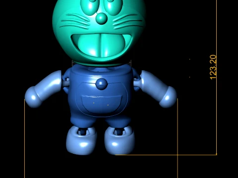 Dorimon Toy Figure 3D Print Model