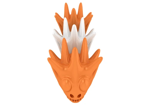 Spiky Dragon Articulated 3D Print Model