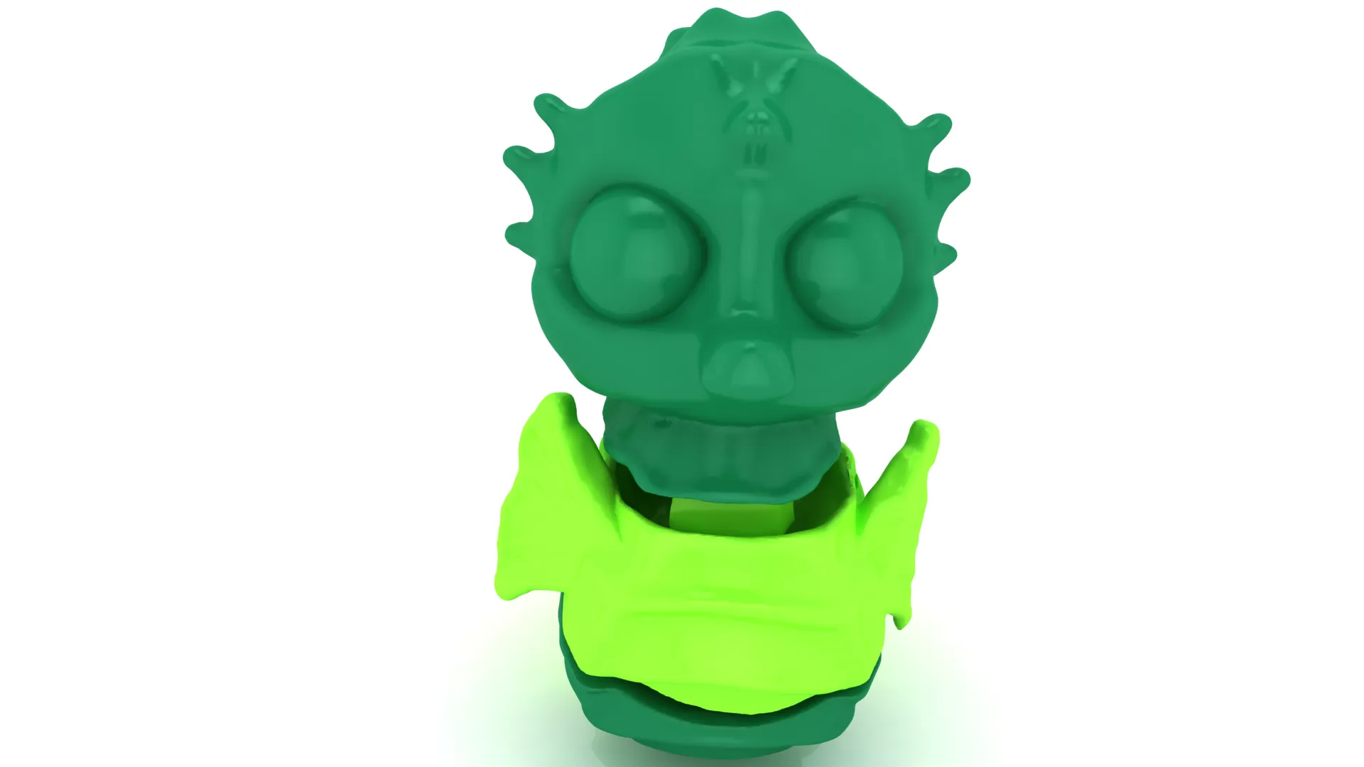 See Hours Character Figure 3D Print Model .c4d .max .obj .3ds .fbx .stl .blend