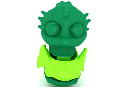 Voir la figure du personnage des heures Modèles 3D en vedette