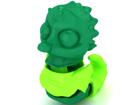 See Hours Character Figure 3D Print Model