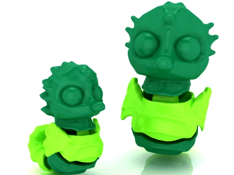 See Hours Character Figure 3D Print Model