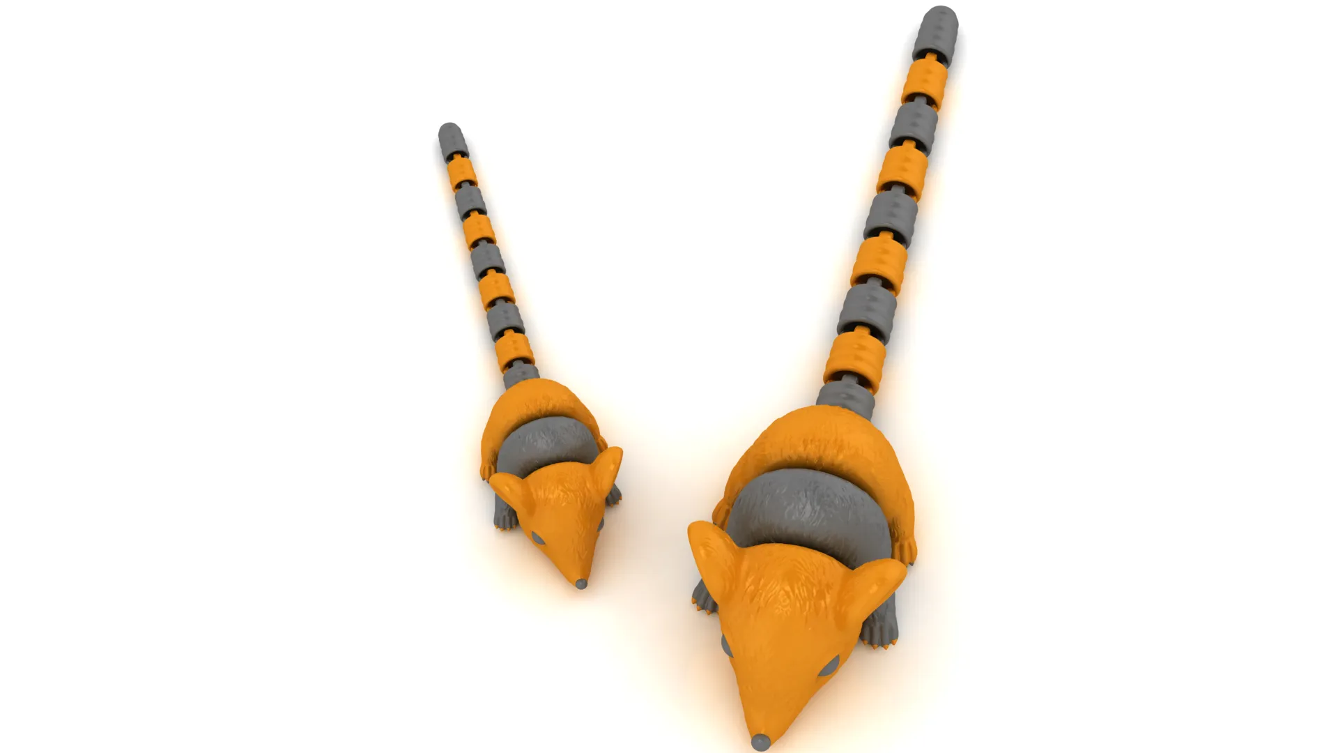 Long Tail Mouse 3D Print Model .c4d .max .obj .3ds .fbx .stl .blend 