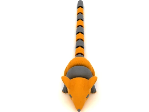 Long Tail Mouse 3D Print Model